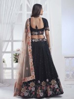 Black Premium Net Lehenga Choli